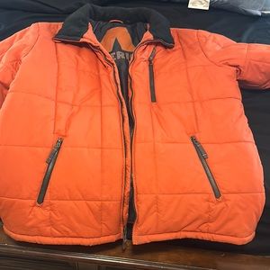 Men’s Perry Ellis Orange winter jacket size XXL